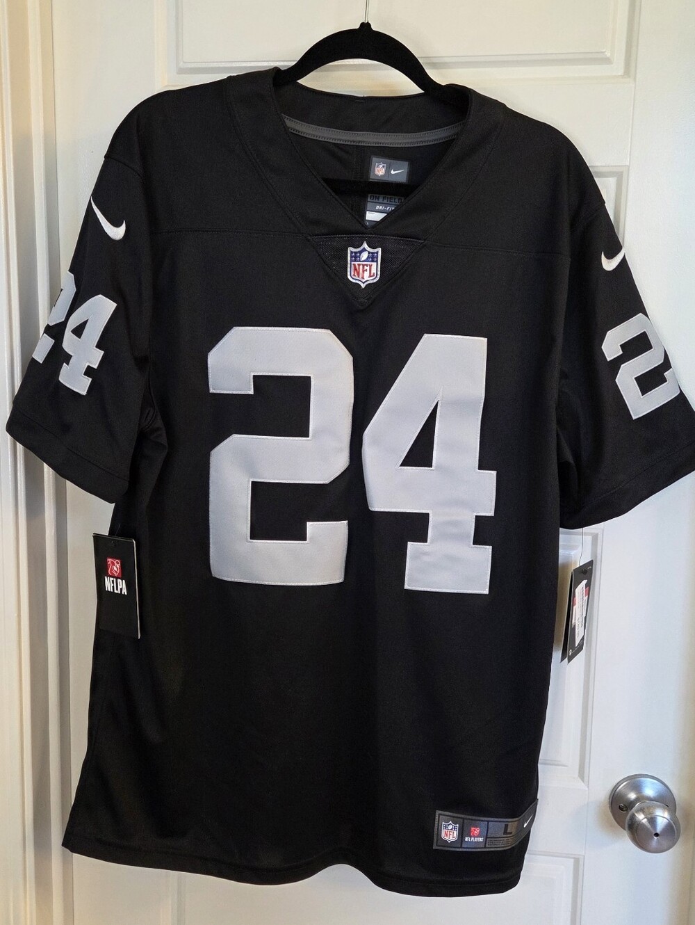 Nike NFL Las Vegas Raiders Marshawn Lynch #24 On Field Dri-FIT Jersey NWT Size L